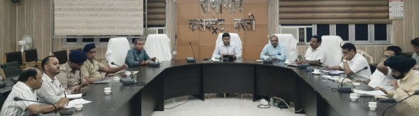 एडीएम की अध्यक्षता में हुई गांधी जयंती की तैयारी की बैठक