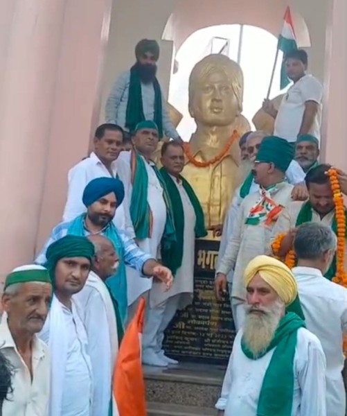 भारतीय किसान यूनियन टिकैत ने निकाली भव्य तिरंगा यात्रा