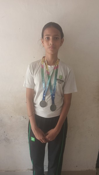 चंडीगढ़ में हो रहे इंटर स्कूल स्टेट टूर्नामेंट में चंडीगढ़ की राबिया  अंडर 14 गर्ल्स