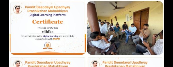 500 ‘कार्यकर्ताओं’ का ‘डिजिटल’ लर्निंग सर्टिफिकेट ‘बना’