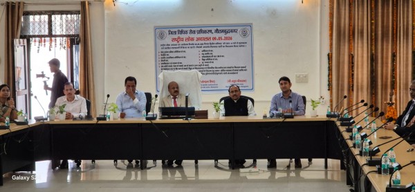 09 मई को आयोजित राष्ट्रीय लोक अदालत में 1070372 वादों का हुआ निस्तारण - जिला जज