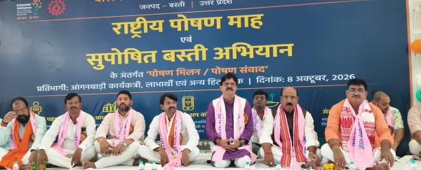 महेश शुक्ल’ ने आंगनबाड़ी ‘कार्यकत्रियों’ के ‘कार्यो’ को ‘सराहा’