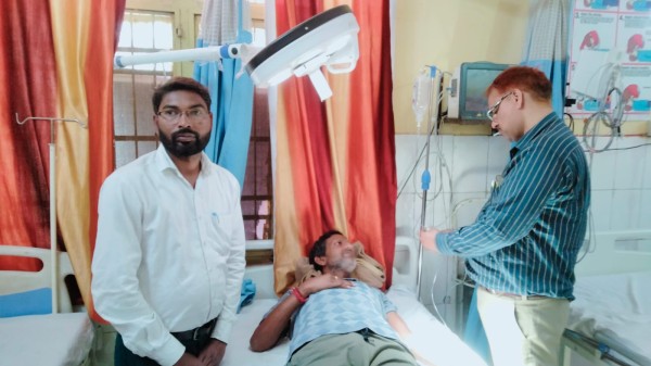 समाजसेवी पंकज लोधी व उनकी धर्मपत्नी श्रीमती संतोष देवी की तबियत बिगड़ी