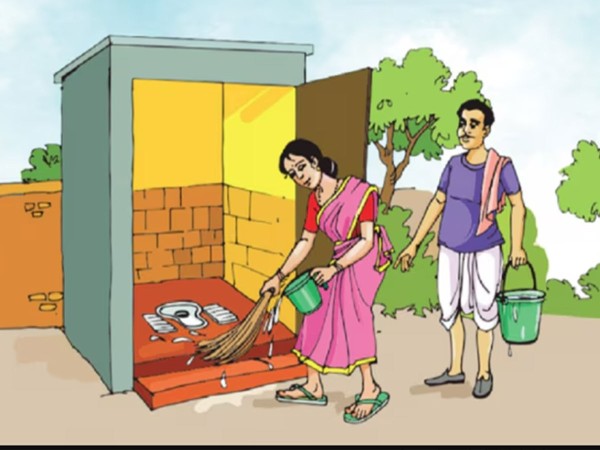 खोरिया’ में एक ‘बोरी’ सीमेंट में बनता ‘शौचालय’