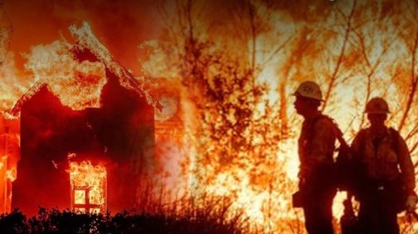 बुलंदशहर में 7 दुकानों में लगी आग